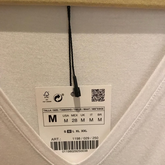 White Zara basic T - Picture 2 of 2